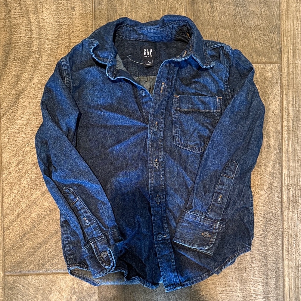 GAP Kids Blue Denim shirt
